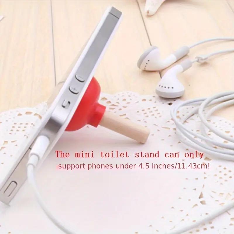 1 шт. персонализированный силиконовый держатель для мобильного телефона для унитаза, универсальный мини-аксессуар для вечеринки