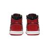 Детские кроссовки Air Jordan 1 Retro High OG TD Patent Bred Black Varsity-Red White AQ2665-063
