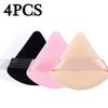Short-pile Triangle Velvet Powder Puff Face Make Up Eyes Contouring Shadow Cosmetic Washable Mini Velvet Foundation Puffs Women