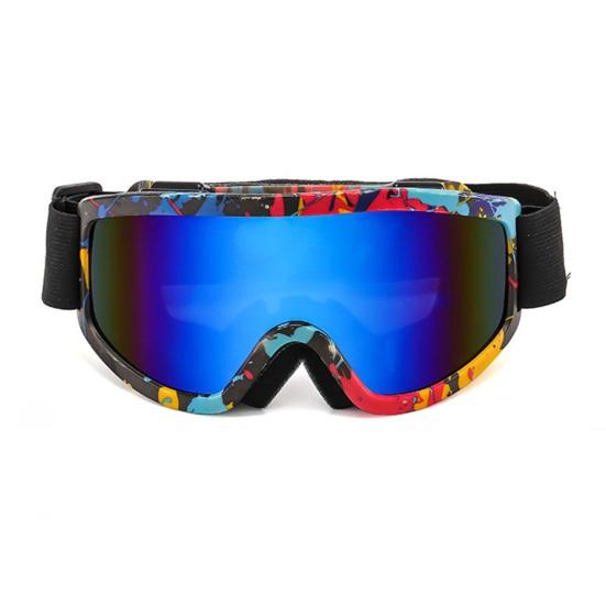 Зимние уличные лыжные очки для мужчин и женщин, линзы с двойным слоем, защита от запотевания, солнцезащитные очки для снега, ветрозащитные, защита от УФ-лучей, солнцезащитные очки для занятий спортом на открытом воздухе
