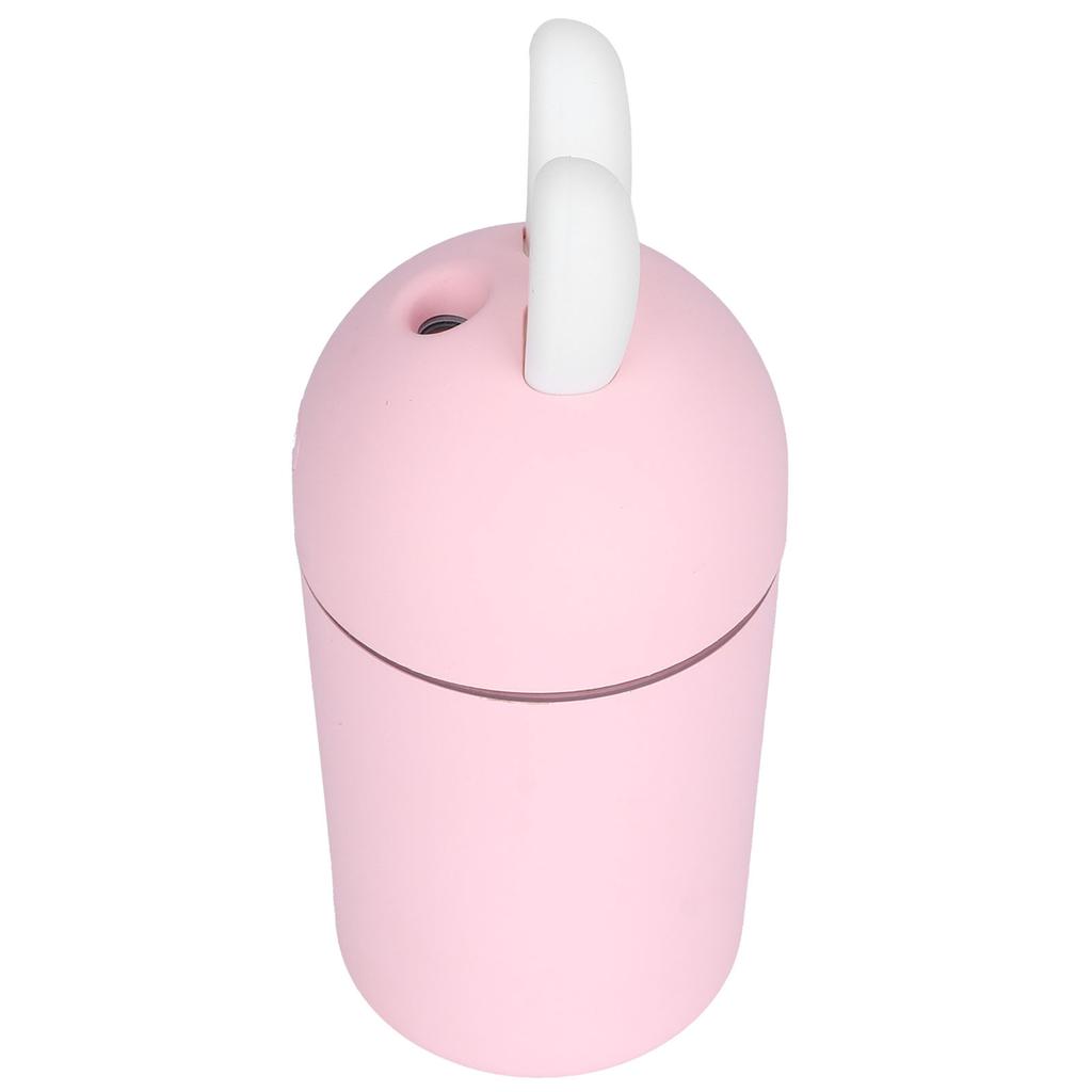 200ml Mini Air Humidifier 3 Hours Timing Ambience Night Light Desktop Humidifier USB PoweredPink