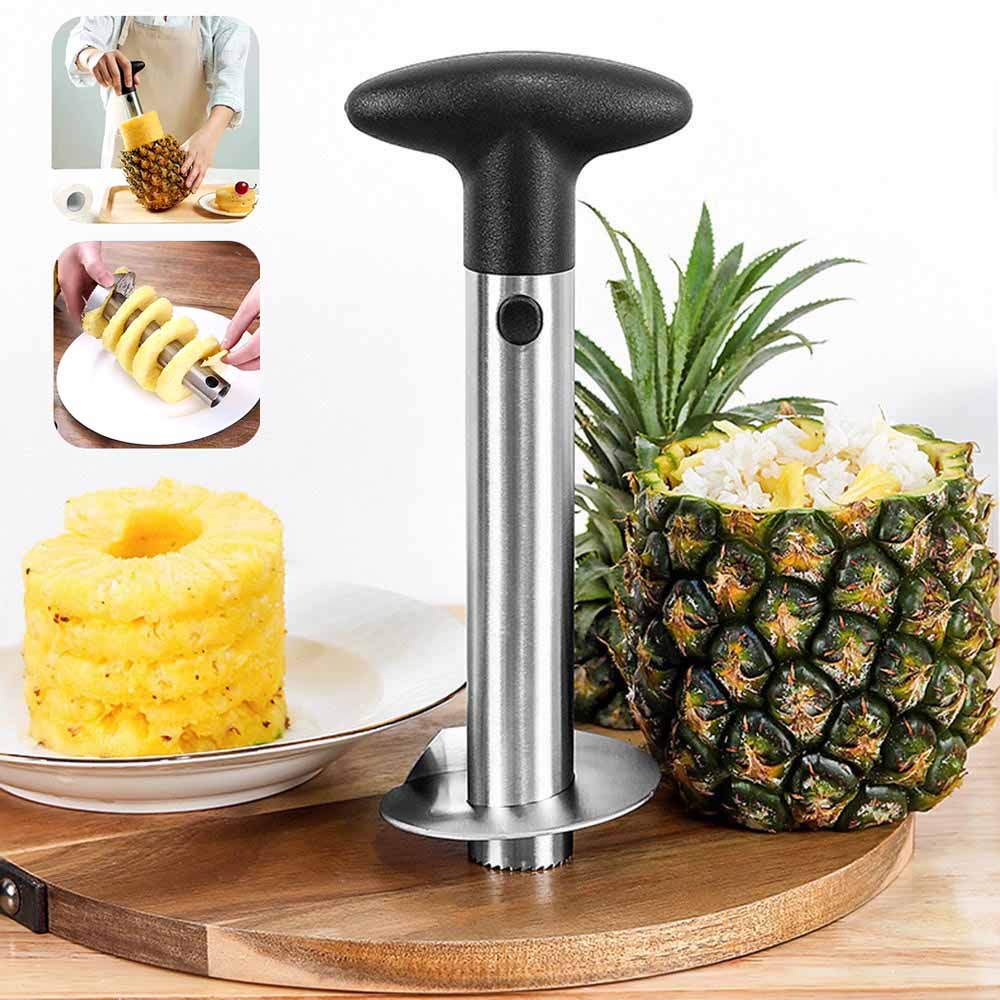 1Pcs Stainless Steel Pineapple Peeler Pineapple Corer Slicer Fruit Cutter Slicer Peeler Accessories Kitchen Gadget Tool