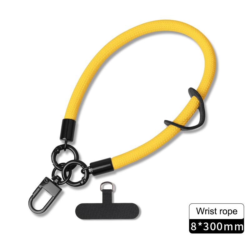 Универсальный шнурок для телефона, шнурок-ремешок против потери, съемный цветной шейный шнур, страховочная привязь для телефона, цепочка-брелок, веревка с картой