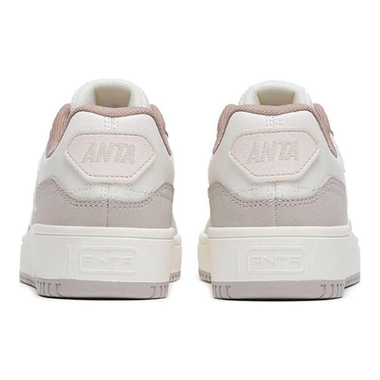 Anta 982gz нескользящие амортизирующие износостойкие низкие кроссовки для скейтбординга женские кроссовки белые серые 122318063-3