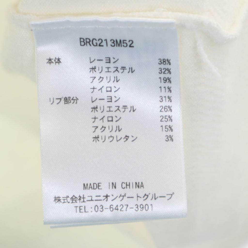 BRIEFING Long sleeve knit L Camel type sweater Men's Used