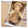 Handmade Waldorf Doll 12" Soft Knitted Dolls Cute Girls Plush Stuffed Toy