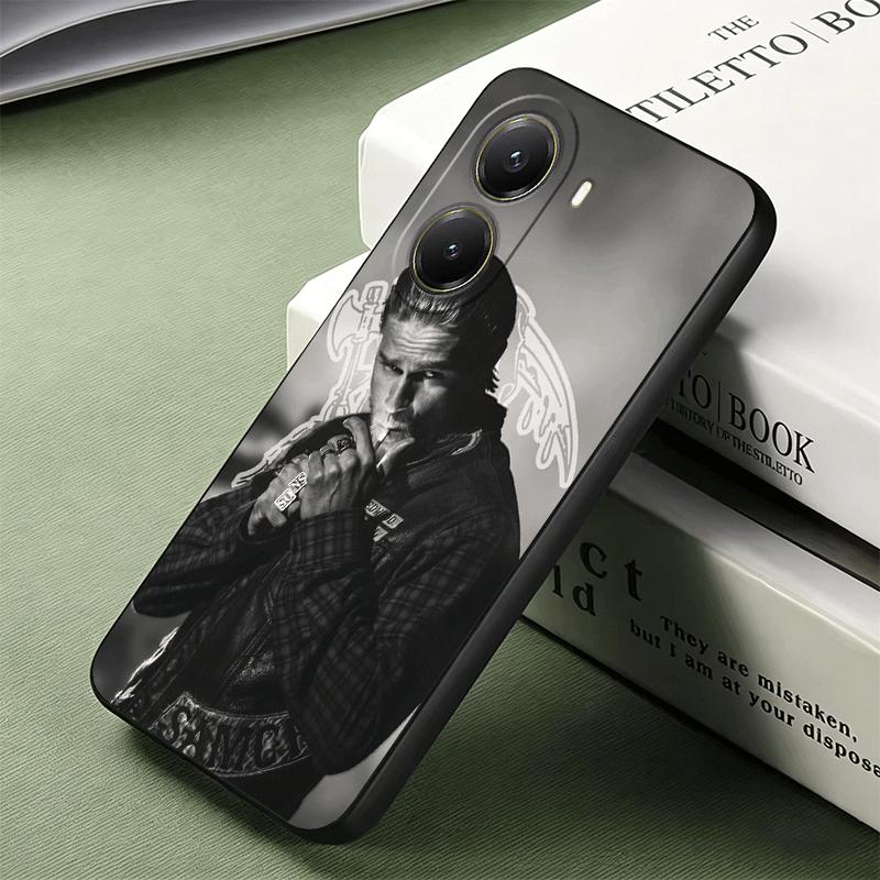 Мягкий чехол для телефона Сыны Анархии для Xiaomi Poco X5 X6 X7 X8 Pro Max X3 F7 F8 Ultra M8 M7 M6 M5 Redmi 15 15C 14C 13C 12C X4 F6