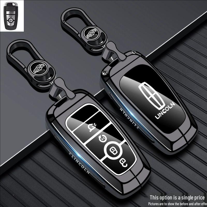 Совместимый чехол для ключа для Lincoln Z, Navigator, Adventure, Aviator, MKC, MKZ, Continental, MKX - Чехол для автомобильного ключа