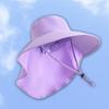 Anti-UV Wide Brim Sun Hat Foldable Women Bucket Hats Adjustable Sun Protection Hat  Safari Cap