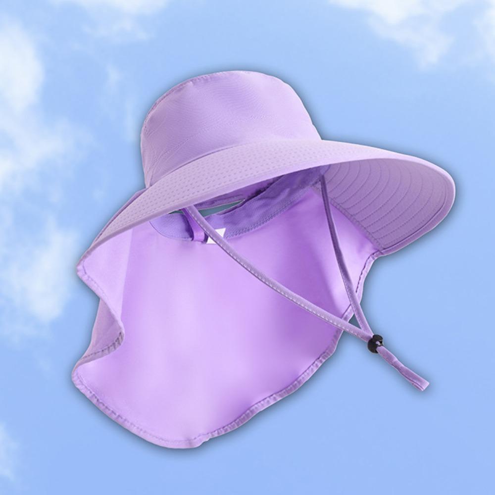 Anti-UV Wide Brim Sun Hat Foldable Women Bucket Hats Adjustable Sun Protection Hat  Safari Cap