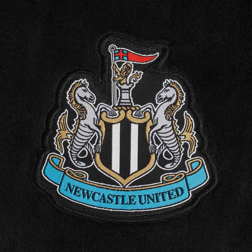 Newcastle United FC Childrens/Kids Crest Fleece All-In-One Nightwear