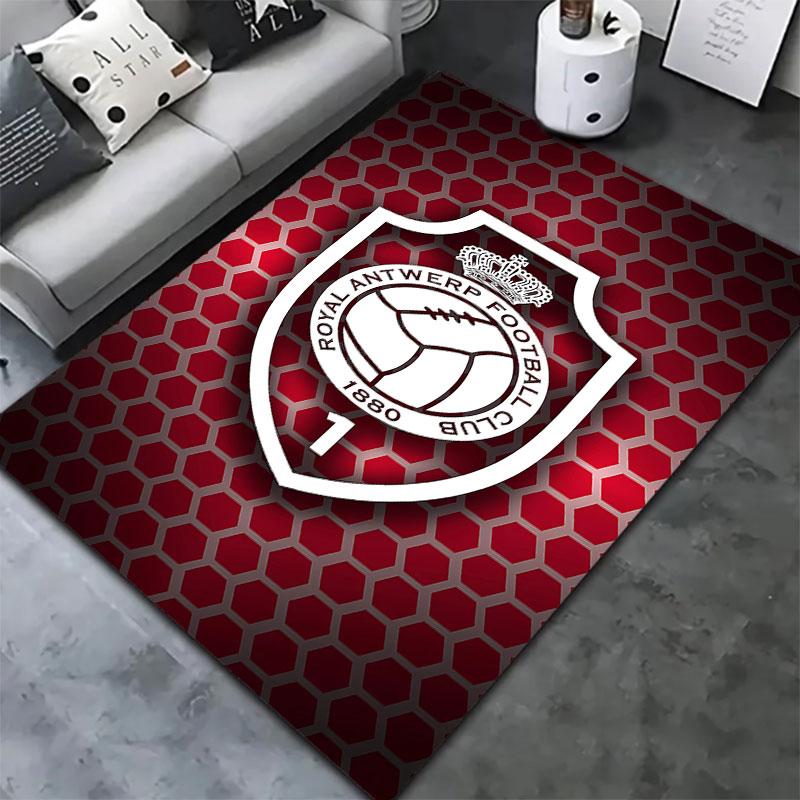 Royal Antwerp FC Carpet Rug for Living Room Bedroom Home Sofa Decoration,Kids play Non-slip Floor Mat