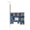 Слоты адаптера Pci-e от 1 до 4pci-e. Переходная плата. Слот Pci-e к Pci-e от 1 до 4. Видеокарта Usb3.0.