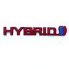 HYBRID metal car logo decorative stickers are suitable for decal accessories on the rear side of the trunk of the entire car bod