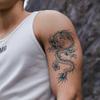 Temporary Tattoo Sticker Realistic Dragon Fake Arm Leg Body Art Waterproof