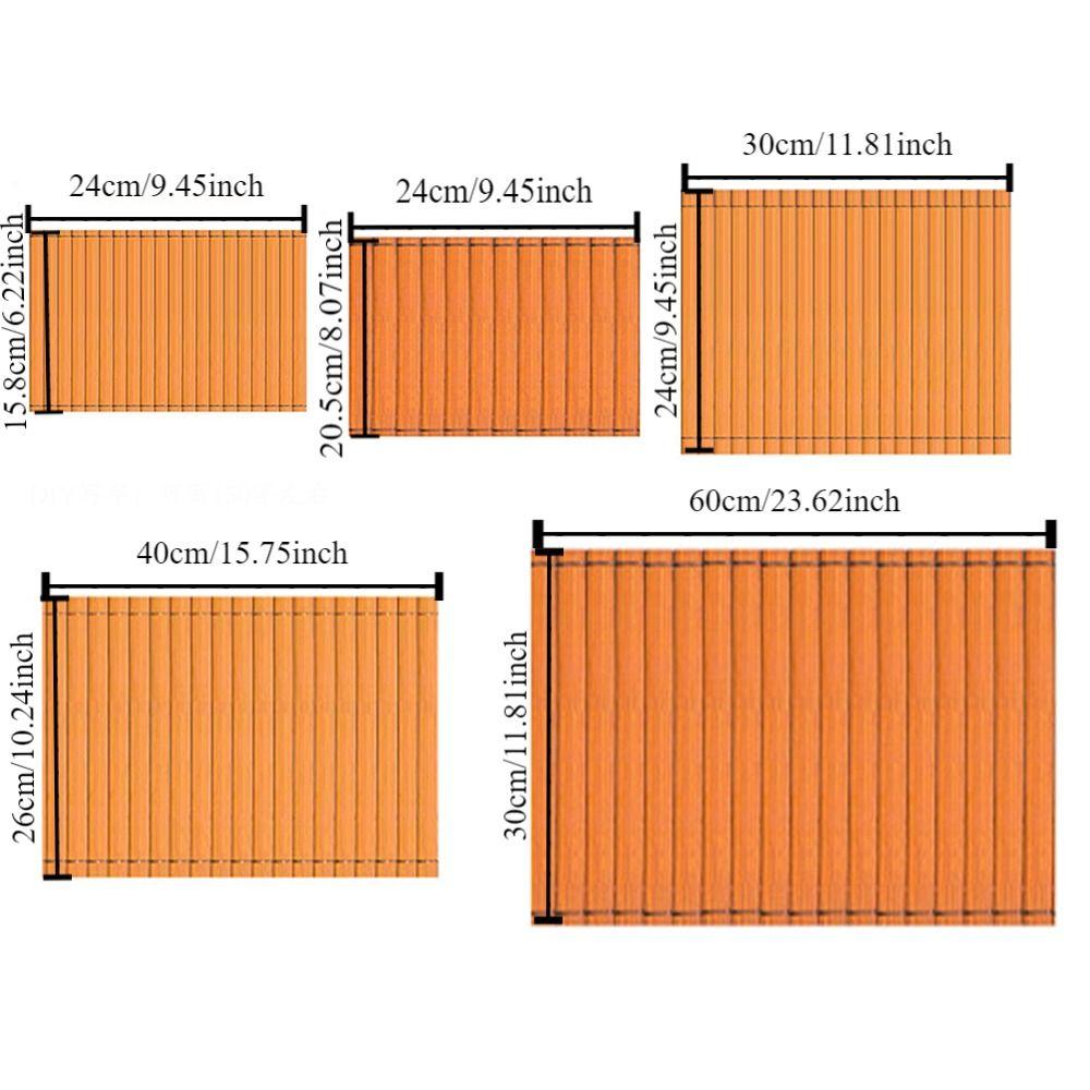 Multifunctional Calligraphy Practice Bamboo Book Creative Bamboo Slips Books Scroll  Study