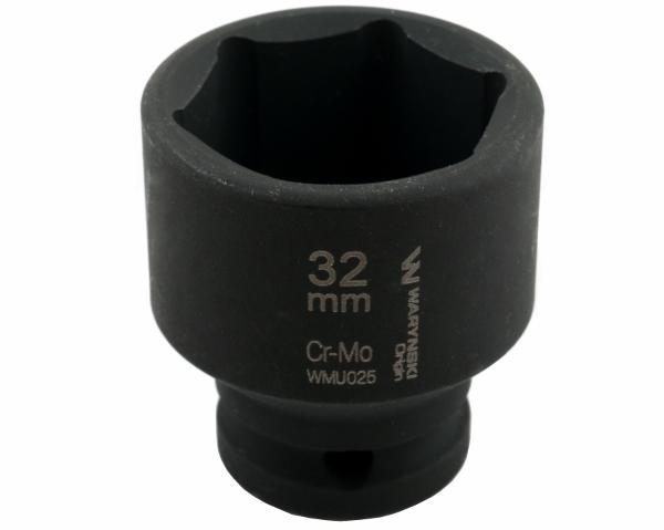 1/2" hexagonal impact socket. 32 . CrMo. DIN 3129. Waryński