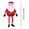 Festive Santa Claus Stuffed Doll 60cm 100cm 150cm Soft Pp Cotton Filling Window Display Decoration