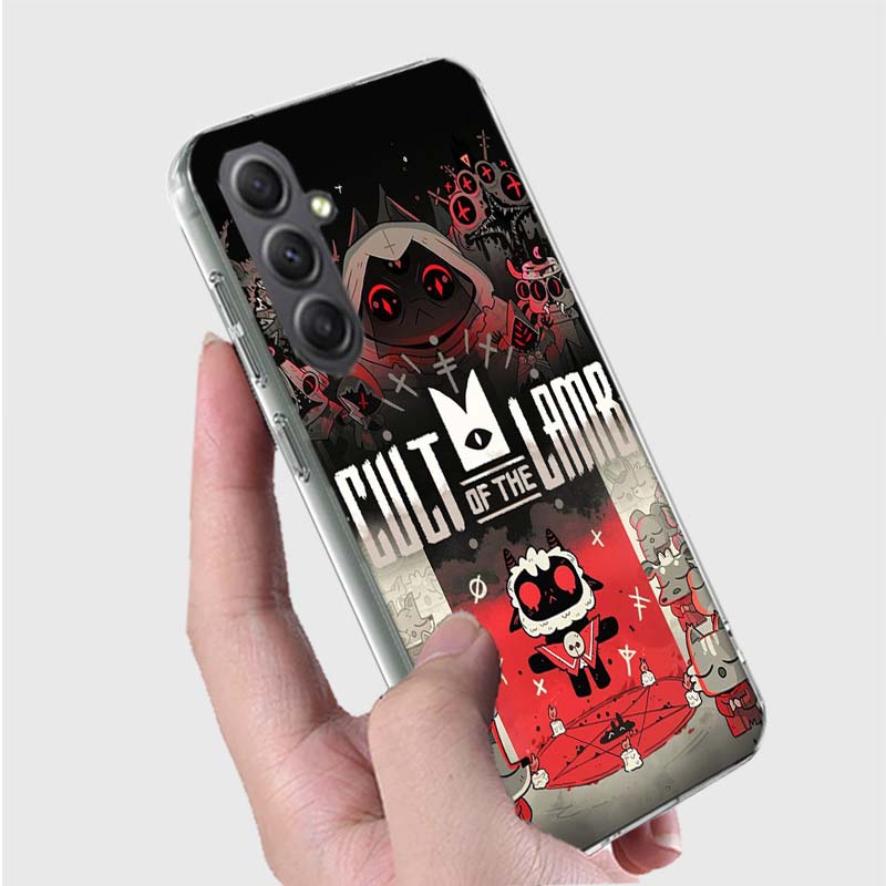 Game C-Cult Of The Lamb Phone Case for Samsung A16 A26 A36 A56 A17 A37 A57 A07 A06 A02S A03 A04S A05S Galaxy Note 20 10 A50S A71