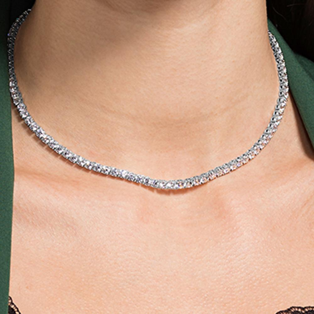 Swarovski Матрица Теннис Кристалл Ожерелье Женское ожерелье 5494605