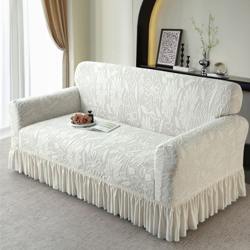 Эластичный чехол для дивана, нескользящая юбка, чехол для дивана, пылезащитный, противообрастающий, подходит для спальни, офиса, гостиной, домашнего декора