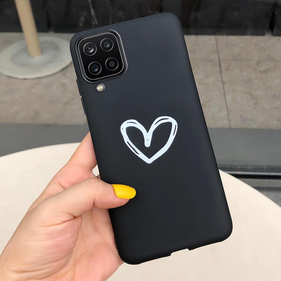Чехол для Samsung Galaxy A12 Чехол для Samsung A42 5G Милое Сердечко Задняя крышка Fundas Для Samsung A 12 SM-A125F SM-A426B A 42 5G Чехлы для телефона