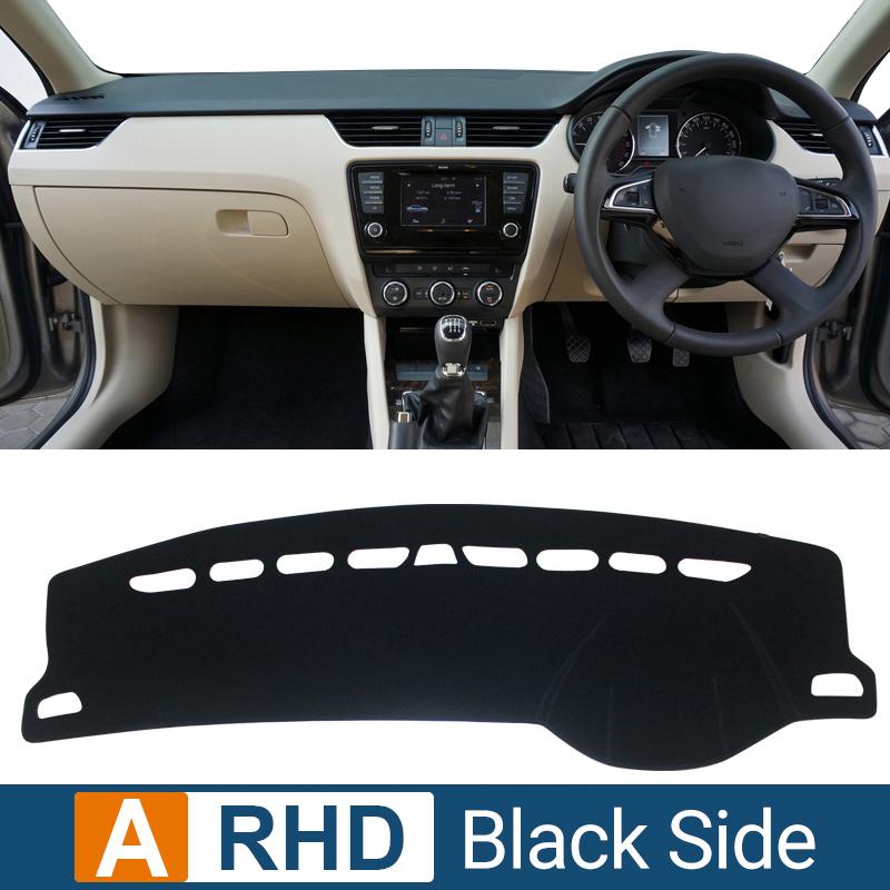 For Skoda Octavia A7 2015 2016 2017 2018 2019 Car Dashboard Cover Avoid Light Pad Sun Shade Case Anti-UV Carpets Non-Slip Mat