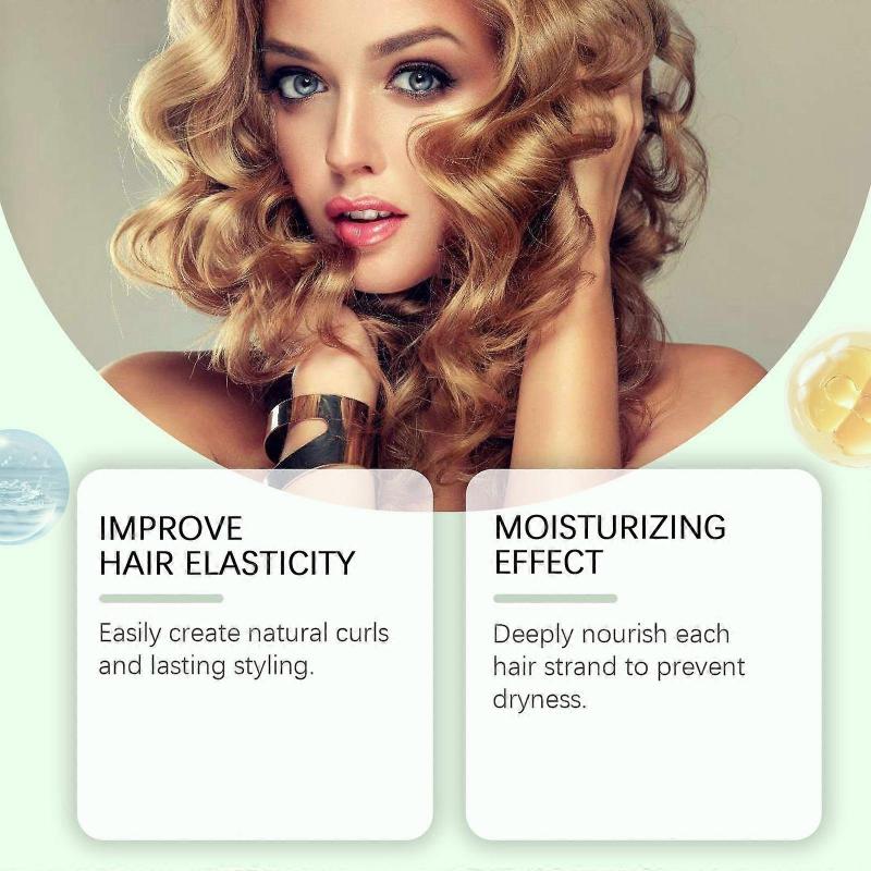 Natural Curl Styling Cream Curls Fluffy and Fixed Styling Glossy Feeling Elastic Natural Curl Styling Cream