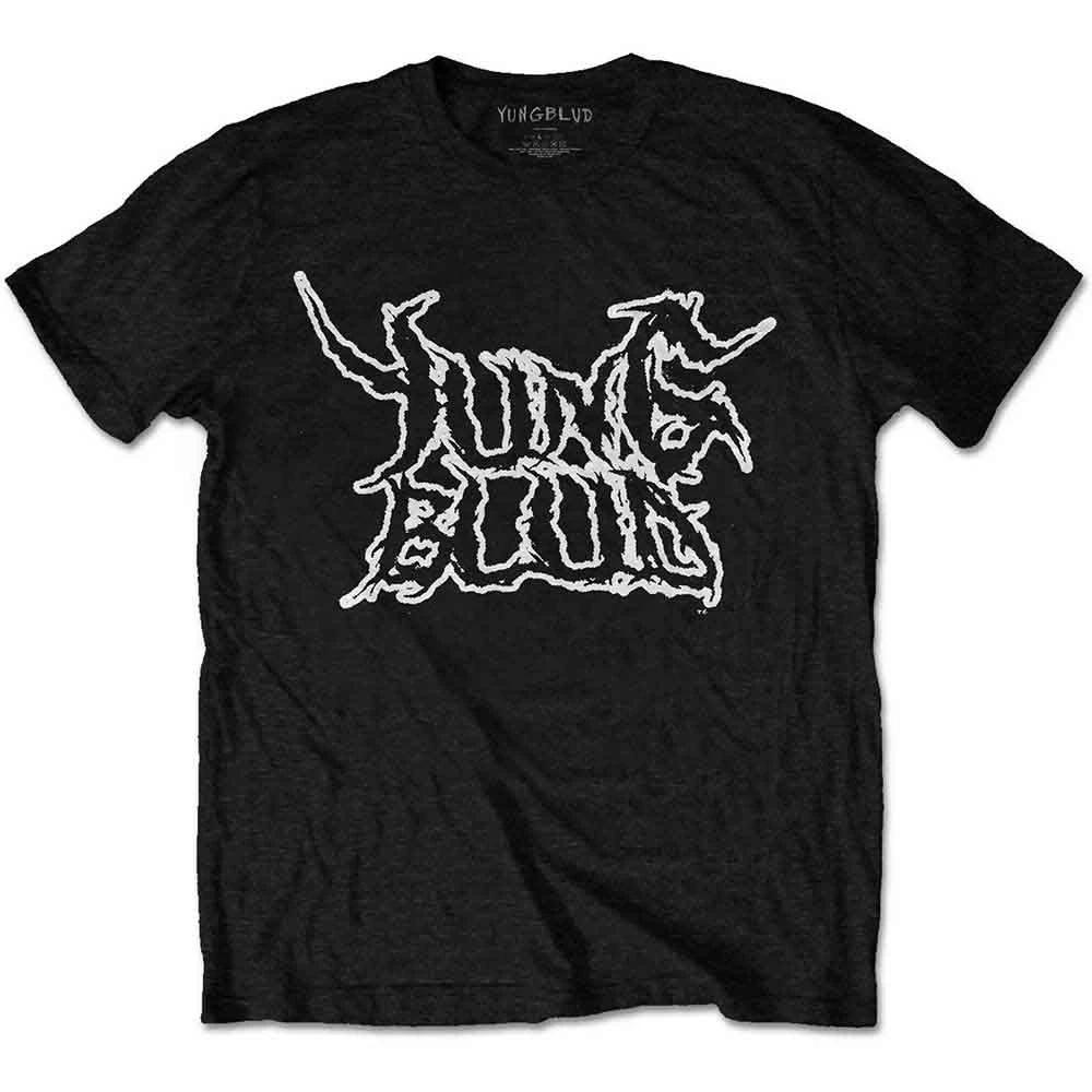 Yungblud T Shirt Weird Flaming Skeletons Logo new Official Mens Black