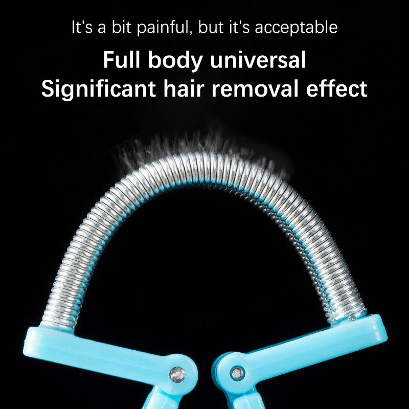 3 Colors Facial Hair Remover Safe Handheld Spring Roller Hair Mustache Hair Removal Skin Care Massage Beauty Hair Removal Tool