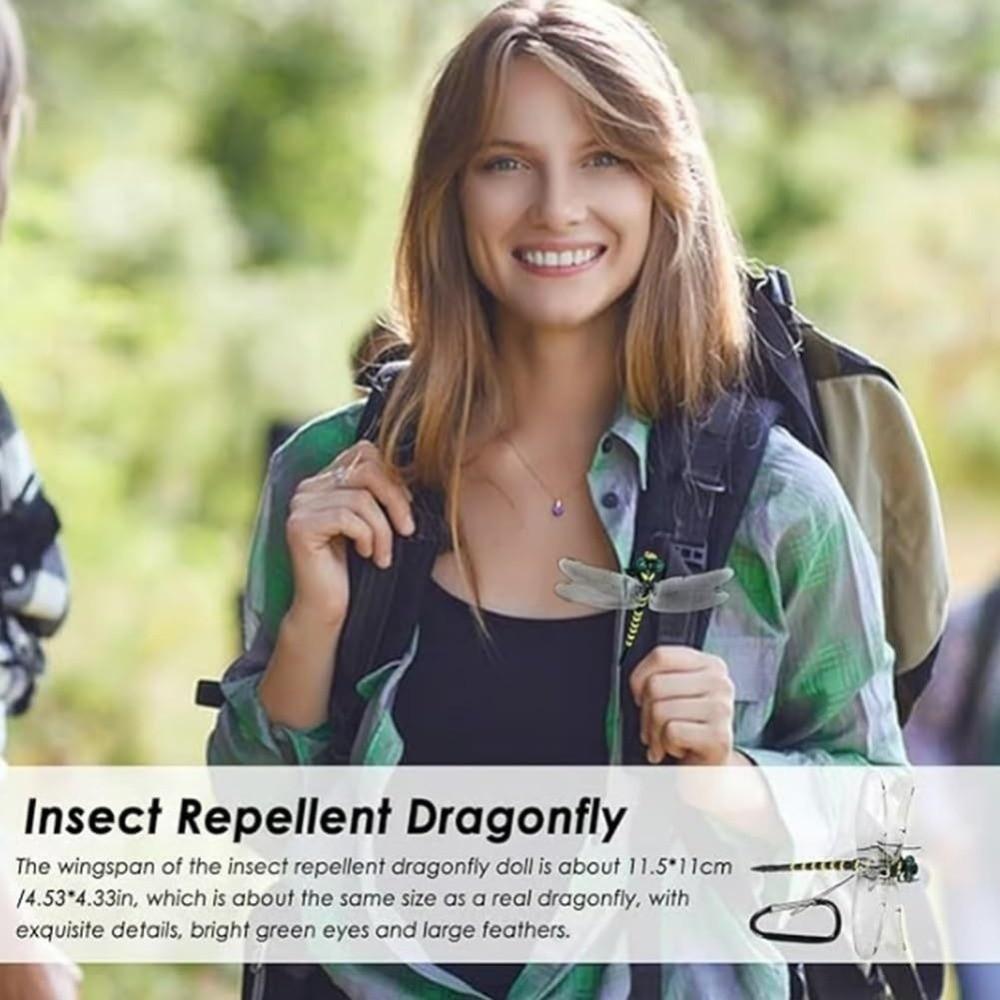 Artificial Dragonfly Clip Repellent Tool Mosquito Repellent Dragonfly Hat Clip for Outdoors