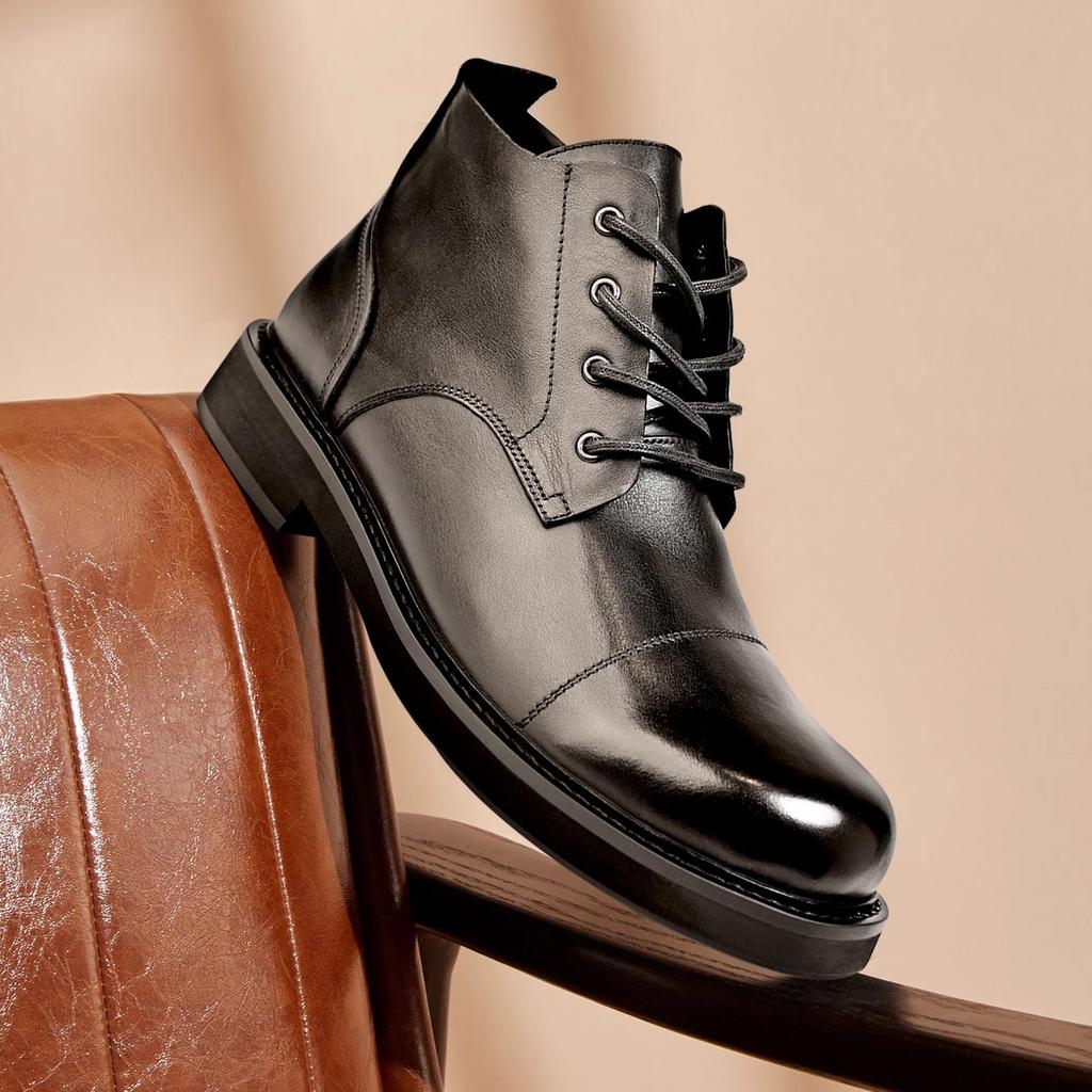 Ботинки Martin мужские кожаные британские повседневные кожаные туфли деловая помощь мужские большие кожаные ботинки мягкие подошвы короткие ботинки