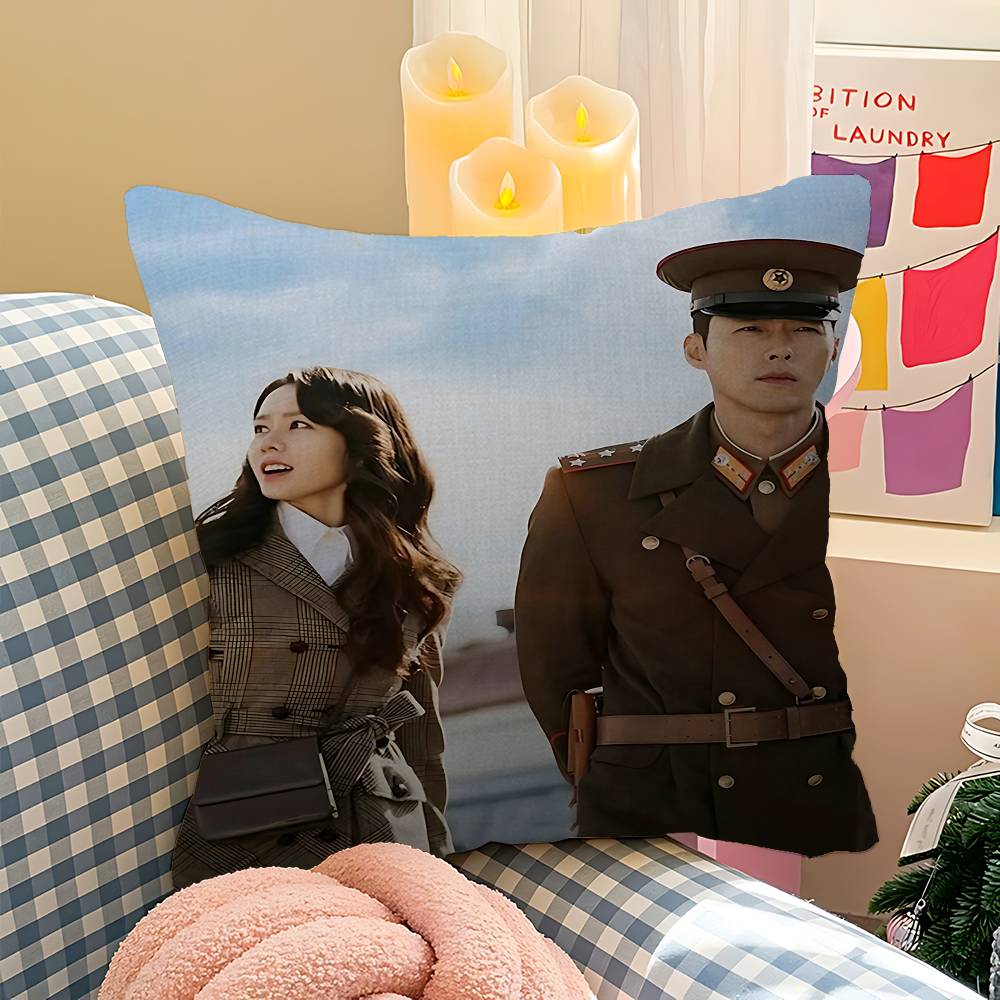 Korean Crash Landing On You Personalized Pillow Dust Cover Bedroom Kids Party Decoration Pillowcase Birthday Children Gift