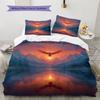 Phoenix Pattern Bedding Quilt Set  Home Decoration  Gift (1 * duvet cover + 2 * pillowcase  without core)