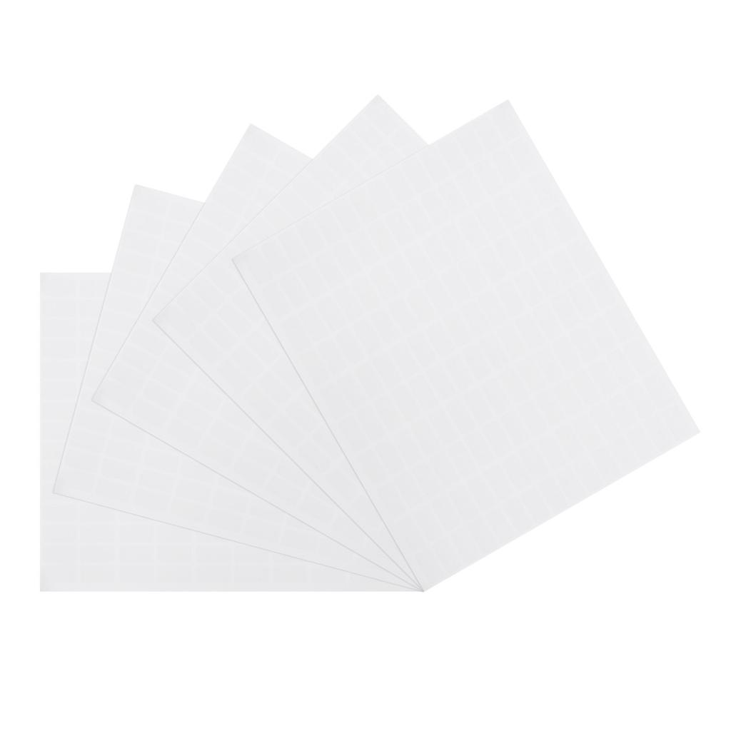 1Set Rectangle Label Sticker Protectors Waterproof Transparent Self Adhesive Seal Stickers for Package Envelope Mail Numbers