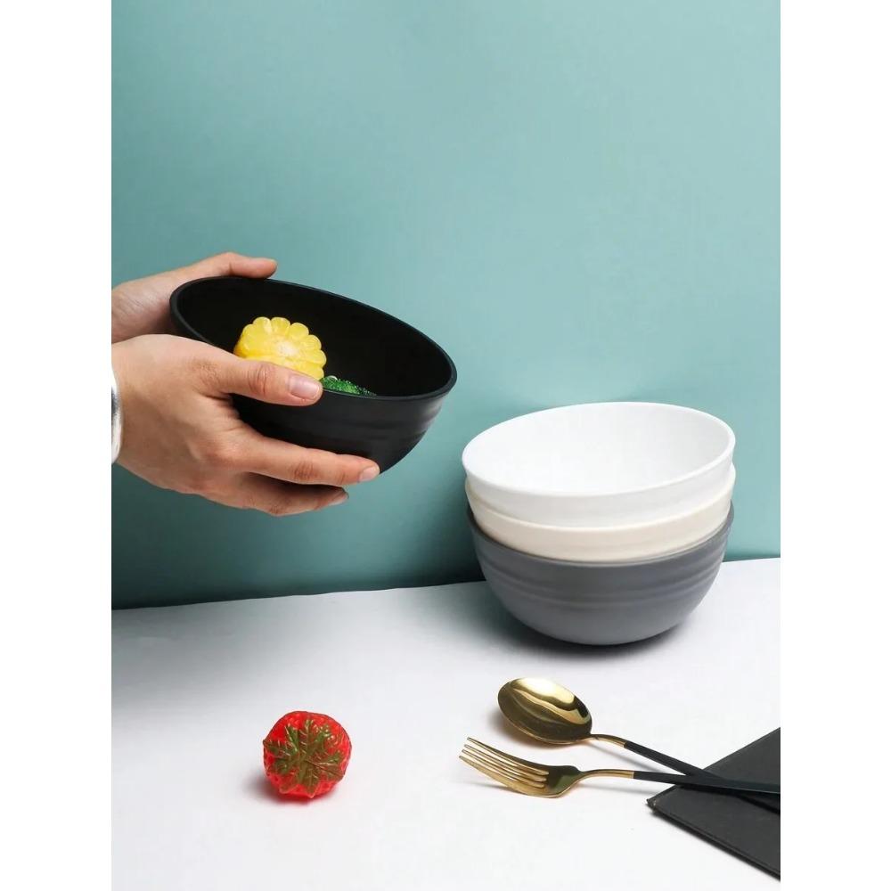 11 шт. миска из пластика PP, многоразовая, подходит для супа, овсянки и салата, можно использовать в микроволновой печи и мыть в посудомоечной машине, небьющаяся