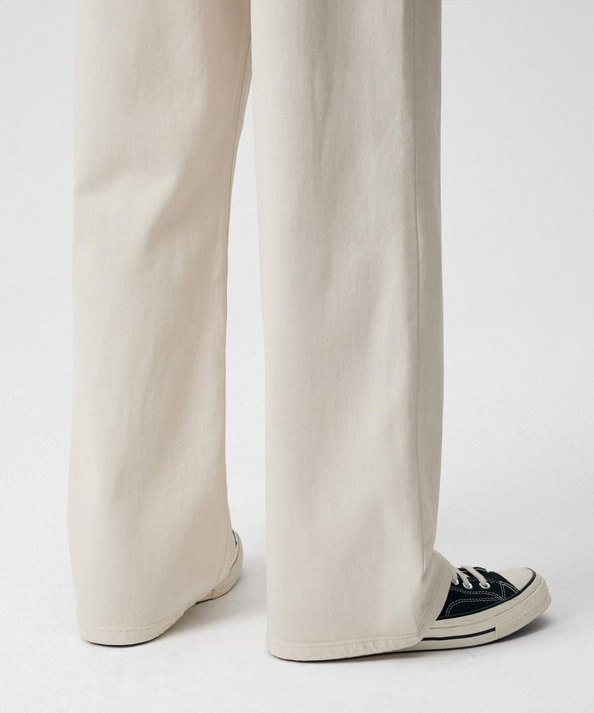 Musinsa Standard [Cooltandard] Широкие джинсовые брюки [Кремовый]