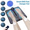 Electric EMS Foot Massager Pad Relax Feet Leg Muscle Massager Matt Shock With Remote and Pads