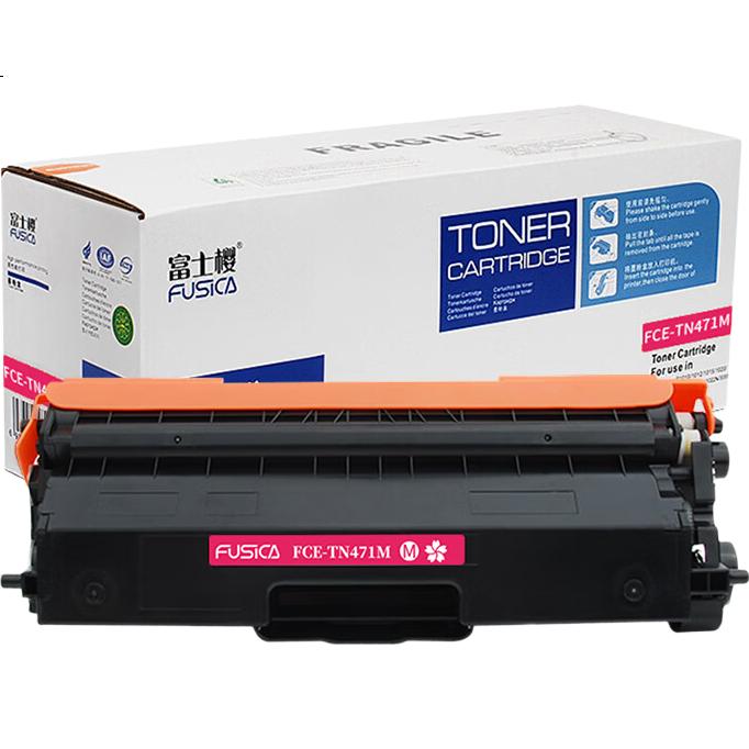 FUSICA TN-471M Toner Cartridge Compatible with Brother HL-L8260CDN, HL-L9310CDW, MFC-L8900CDW Printers. Yield: 1800 Pages. Red