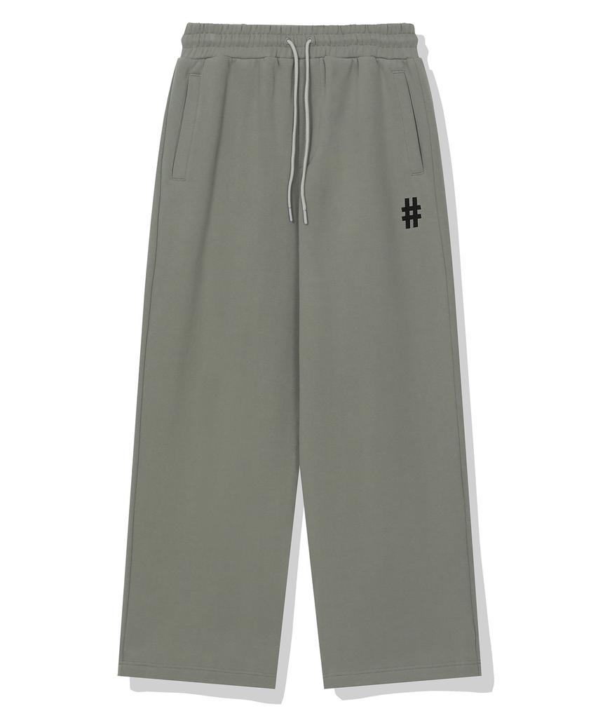 BEENTRILL Базовые спортивные штаны с начесом и логотипом-хэштегом (хаки)