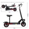 Foldable Adult Electric Scooter with Seat 48V15AH Up to 55KM Range,10" All-Terrain Tire IP54 Dual Disc Brake Cruise Control