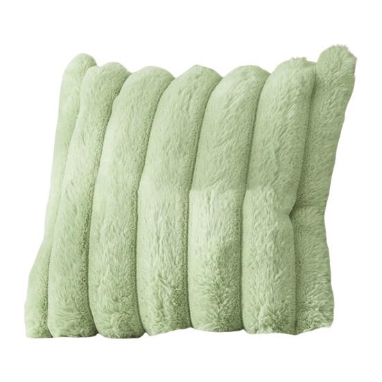 Наволочка для подушки с большим полосатым узором, застежка-молния в стиле пэчворк, пушистый материал, 45*45 см, наволочка для подушки для спальни, гостиной, дивана, украшения для вечеринки