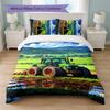 John Deere Print 3Pcs Duvet Cover Set 1 Duvet Cover and 2 Pillowcases Soft Bed Linen For Household Bedroom