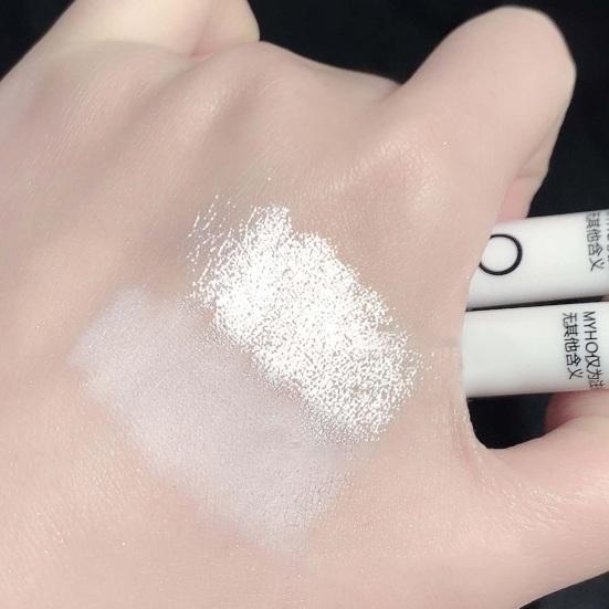 Ручка «Лежащий шелкопряд», монохромная осветляющая гламурная внешность, подарок, тени для век, палочка для мамы, жены, сестры и дочки