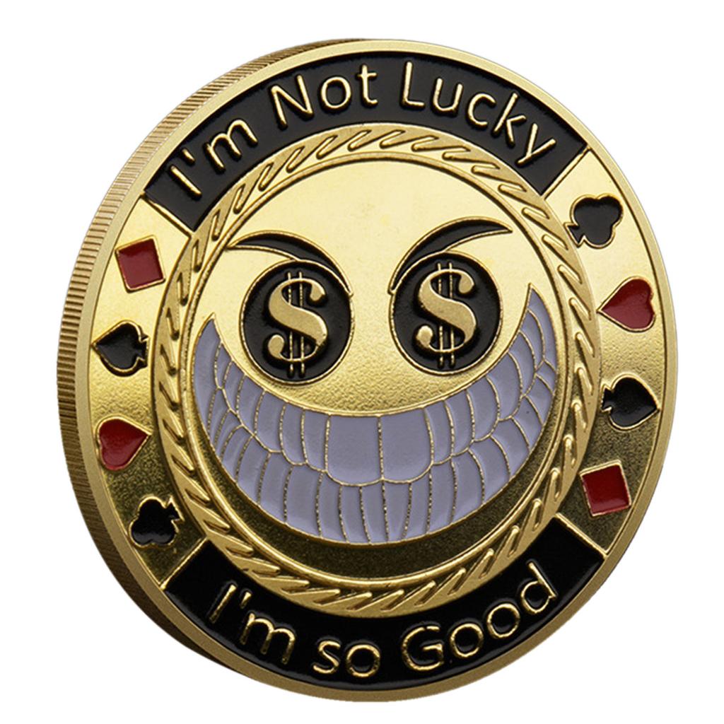 Защитные приспособления для покерных карт Монеты Коллекционные предметы Настольные игры Защитные приспособления для покерных карт Металлические фишки для покера Монеты Аксессуары для покера