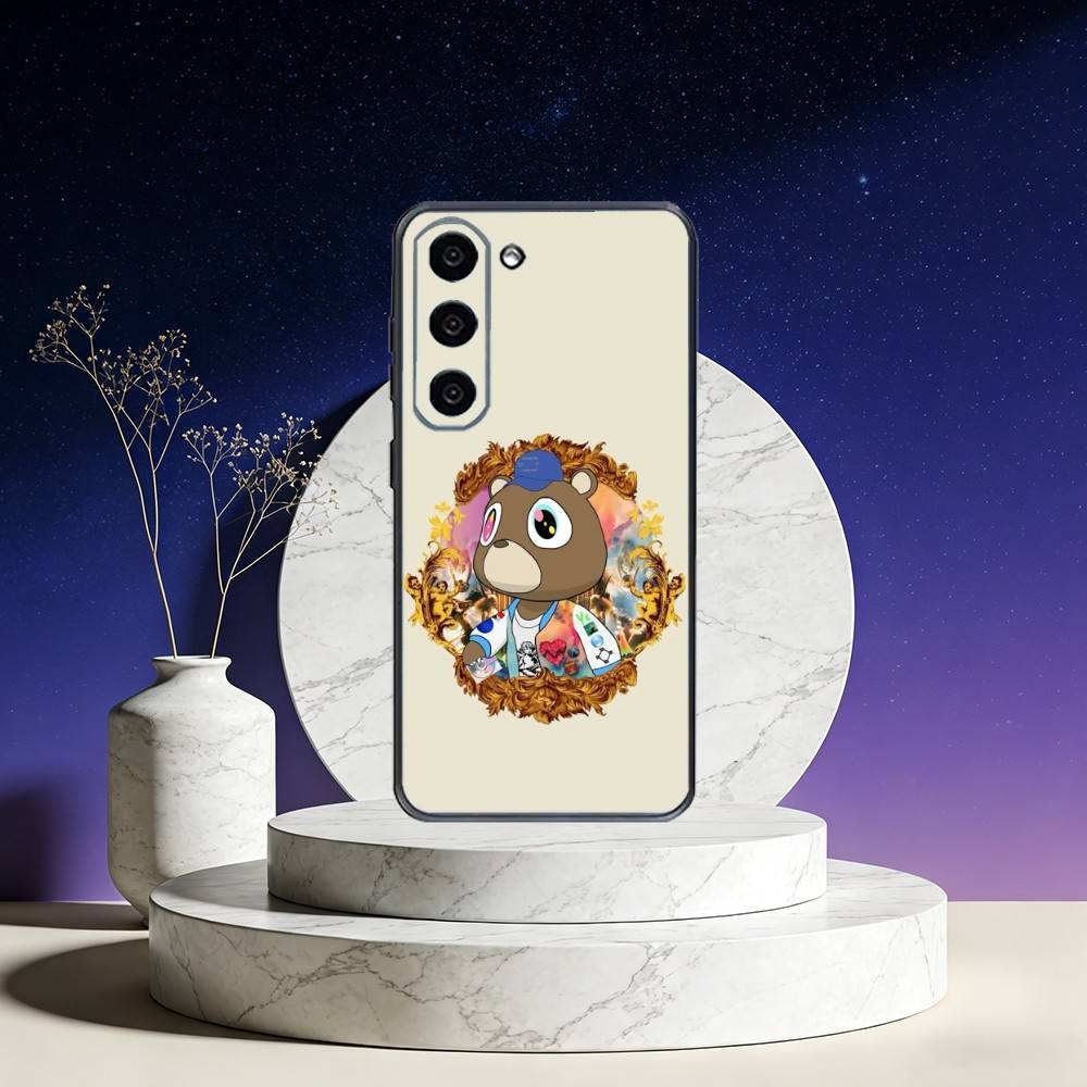 HOT D-Dropout B-Bear Graduation Phone Case For Samsung Galaxy A73,A72,A71,A70,A53,A52,A51,Others Soft Black Cover