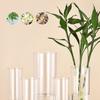 Fresh Flowers Transparent Flower Vase Shatterproof Tall Rustic Clear Vases  Wedding Decor
