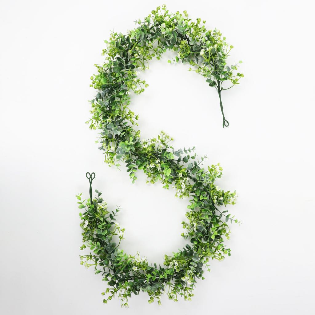 Simulation Rattan Ceiling Decorative Leaves Plastic Fake Flowers Dill Leaves Decorative Scene Layout Home Artificial Plants