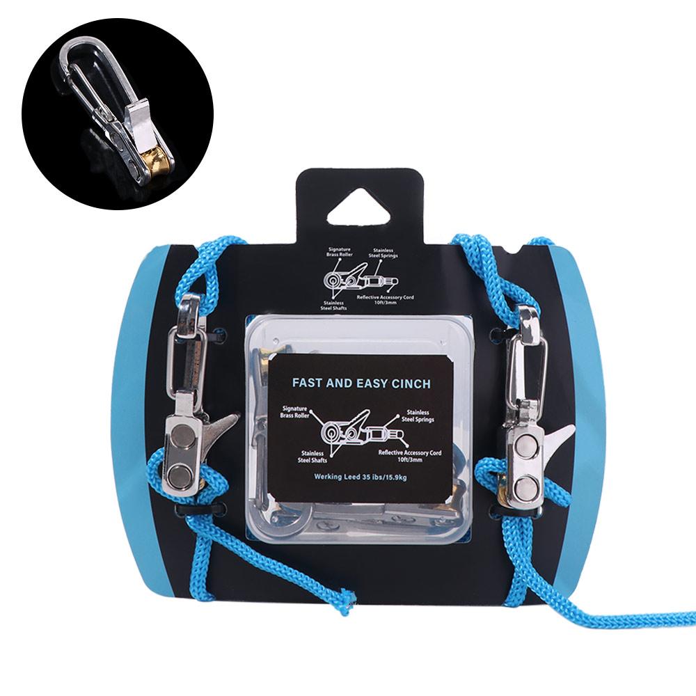 Веревка с 6 крюками и роликовым натяжителем, противоскользящая крепежная веревка, прочная кабельная лебедка, морская