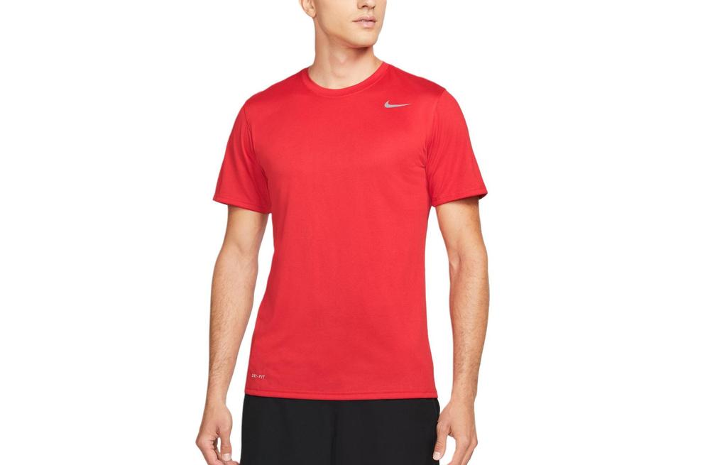 Men's T-Shirt Nike T Shirt Men's University Red/Cool Gray